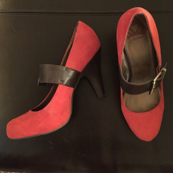 Suede heels by Fergie