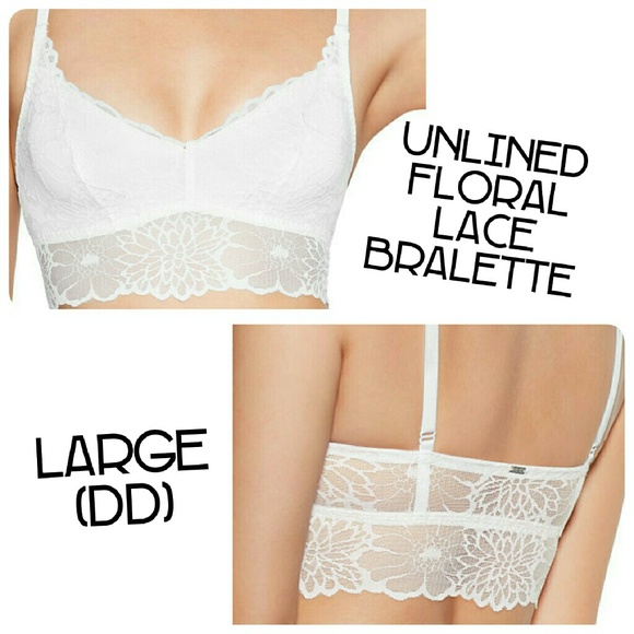 PINK Victoria's Secret Other - TEMP ⤵ PRICE DROP! UNLINED FLORAL LACE BRALETTE
