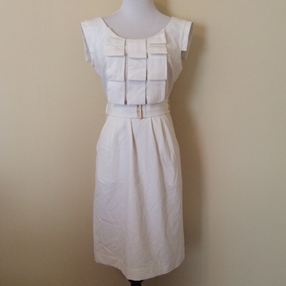 Sandra Darren Pleat Dress