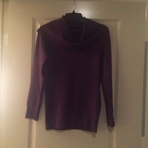 French Connection Purple Cowl Neck Sweater