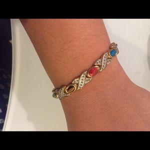Gem filled bracelet