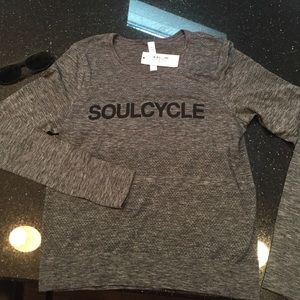 Fitted LuluLemon long sleeve Soul Cycle top
