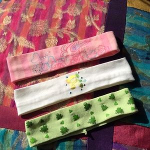 Set of 3 Girls' Headbands