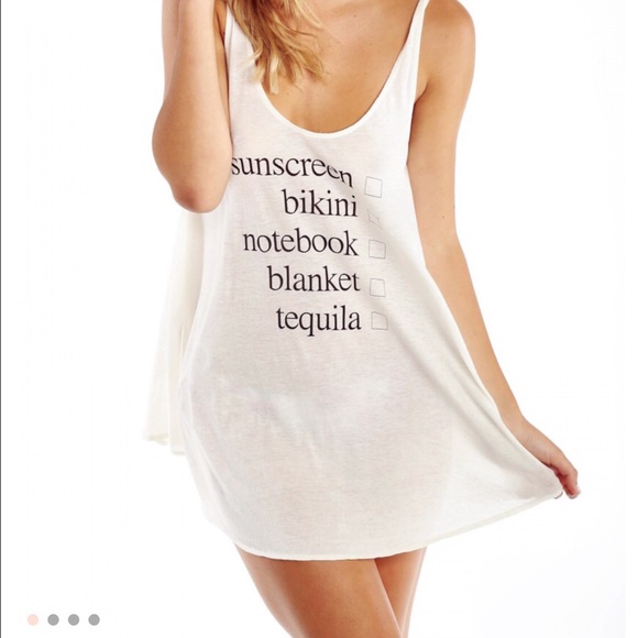 NWT Wildfox Weekend Trip tank T-shirt