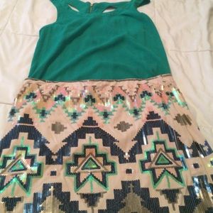 Sequined Express Skirt