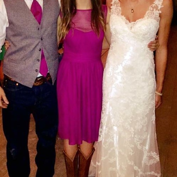 Sangria bridesmaid/formal dress