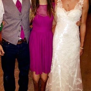 Sangria bridesmaid/formal dress