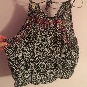 LA Hearts PacSun printed crop top!