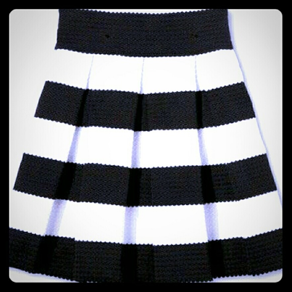 Black and white skirt