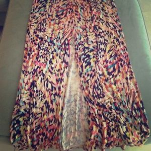 Colorful maxi skirt