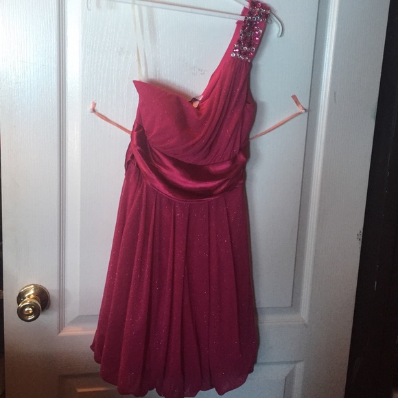 Sparkly pink dress