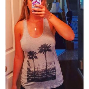 Racerback Hawaiian tank