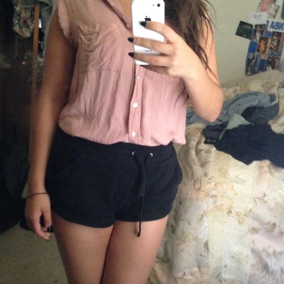 🌀5$ SALE🌀Mauve button down - Picture 2 of 4