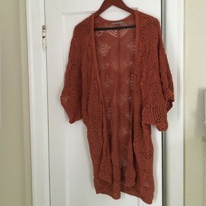 Burnt orange slouchy sweater