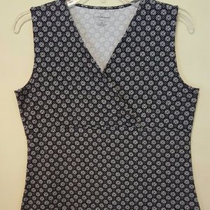 Sleeveless V-neck / dress top