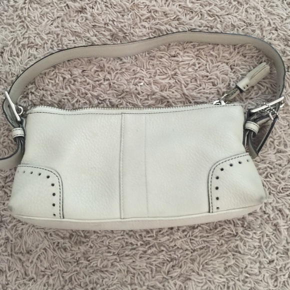 Cream Coach Purse