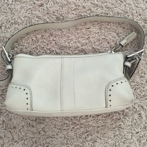 Cream Coach Purse