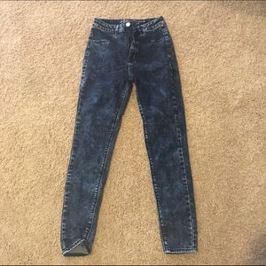 American Eagle acid washed jeans