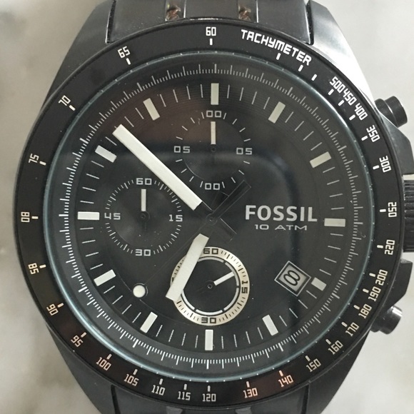 Fossil Other - Men's Fossil Black Stainless Steel watch