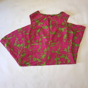 Ashley Stewart Pink Capri breeze midi dress