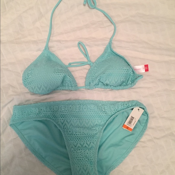 Light Blue String Bikini