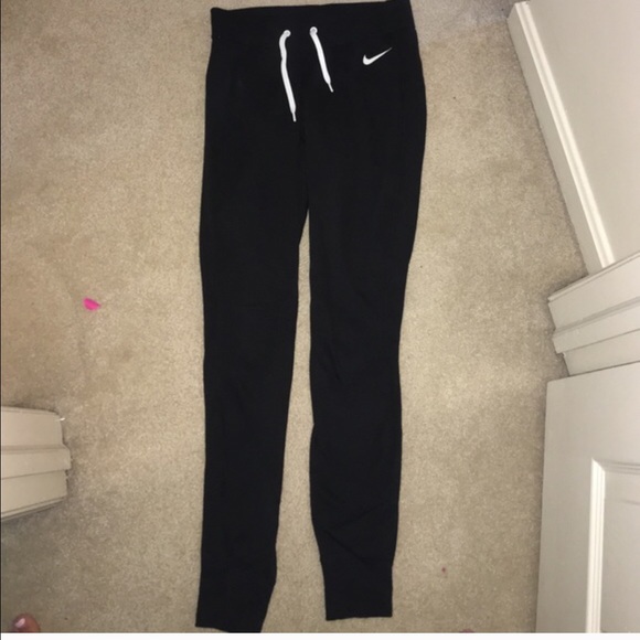 Black nike joggers