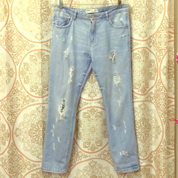 Zara distressed jeans - relaxed fit