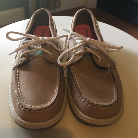 Sperry top sider lace up sneakers size 5.5 - Picture 1 of 4