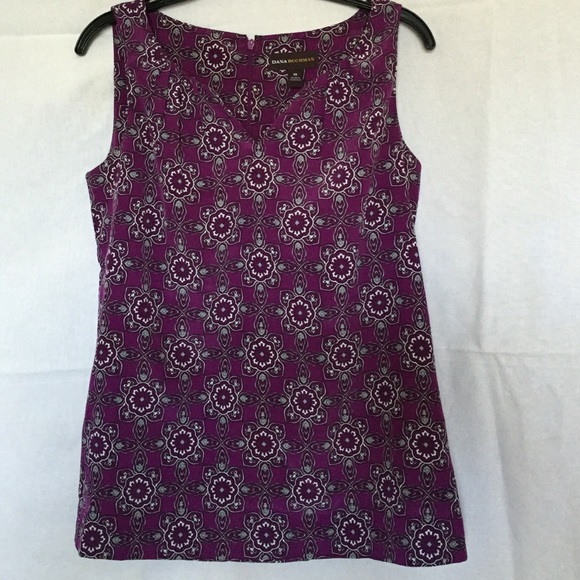 Sleeveless Purple Blouse