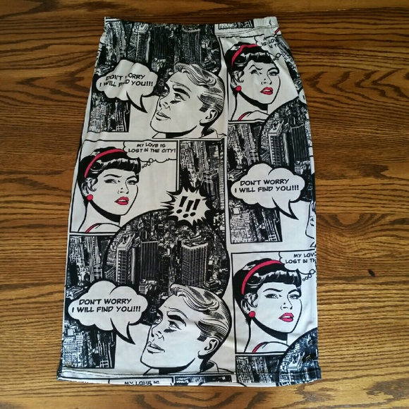 Comic Book Skirt