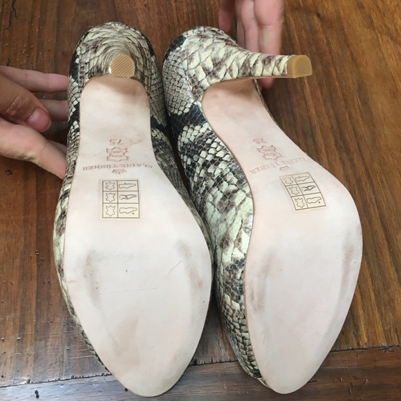 ELAINE TURNER PEEP TOE HIGH HEELS - Picture 2 of 4