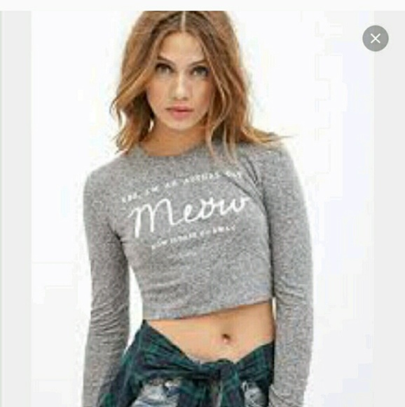 Meow Crop top