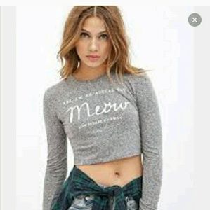 Meow Crop top