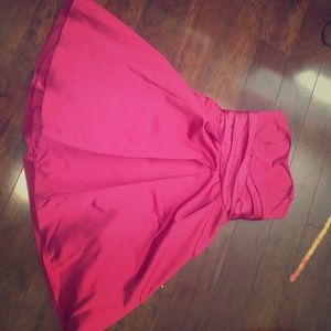 David's bridal pink dress