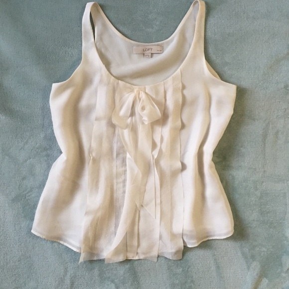 Cream Color Sleeveless Blouse