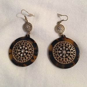 Tortoise earrings
