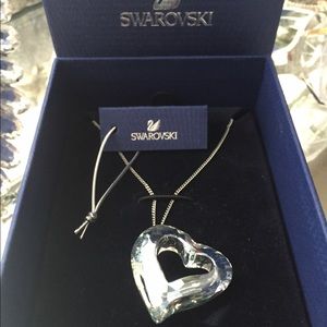 Swarovski Silver Necklace w Heart