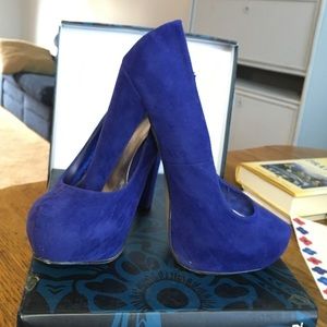 Cobalt Blue Heels