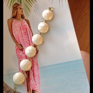 White Inspired by Kendra statement bracelet