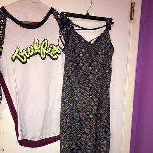 Trukfit shirt 7$size (M) rumper  10$ size (L)