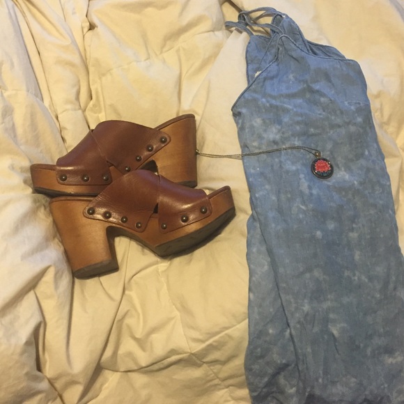 Chambray tank top