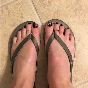 Ugg silver sandal