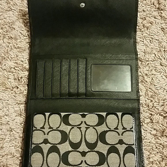 SOLD Coach Checkbook Wallet - Picture 2 of 4