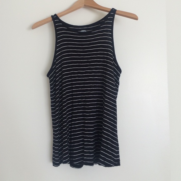 Old Navy Tops - Classic black and white striped tank