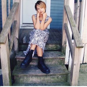 90s Inspired Grunge Girl Maxi Dress