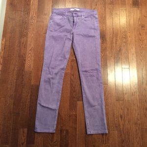 Joe's jeans faded violet skinny jeans size 27