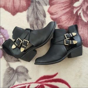Brand New! Black Ankle Booties!