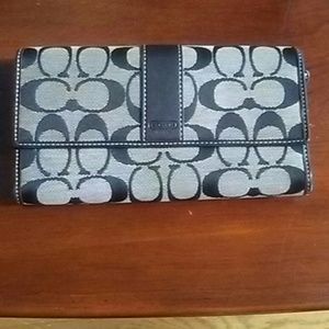 Coach signature wallet