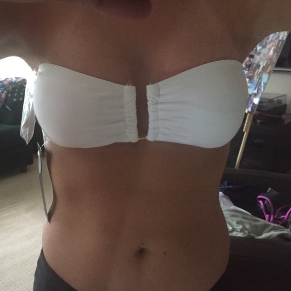 NWT bandeau bikini top