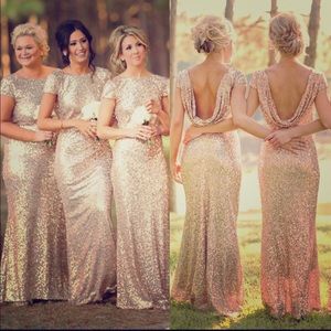 Bridesmaid/party dress! Sequence- pale pink
